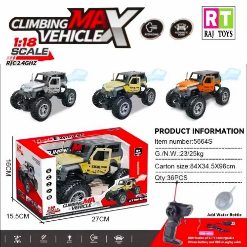 Climbing Max Vehicle Thar Scale 1:18