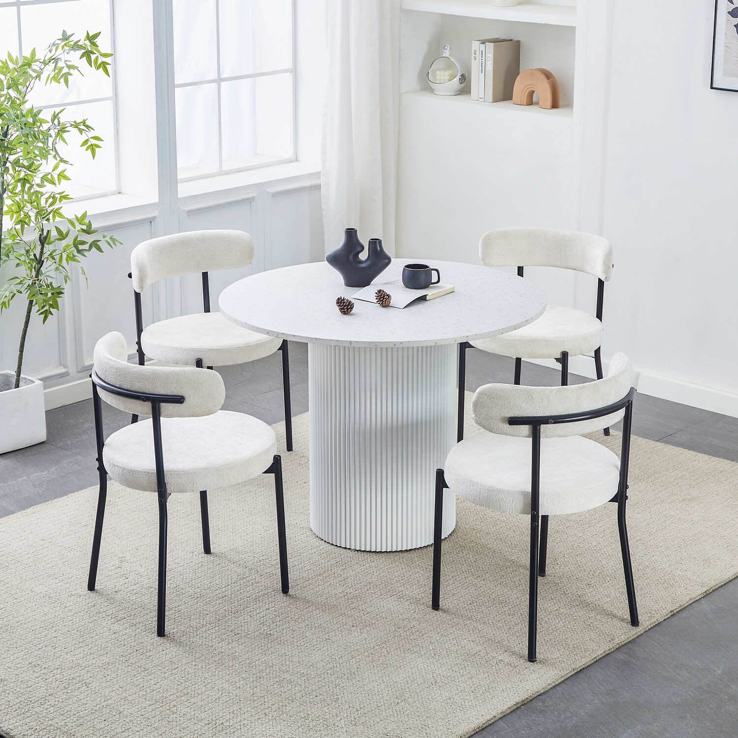 Ariana Dining Table - White