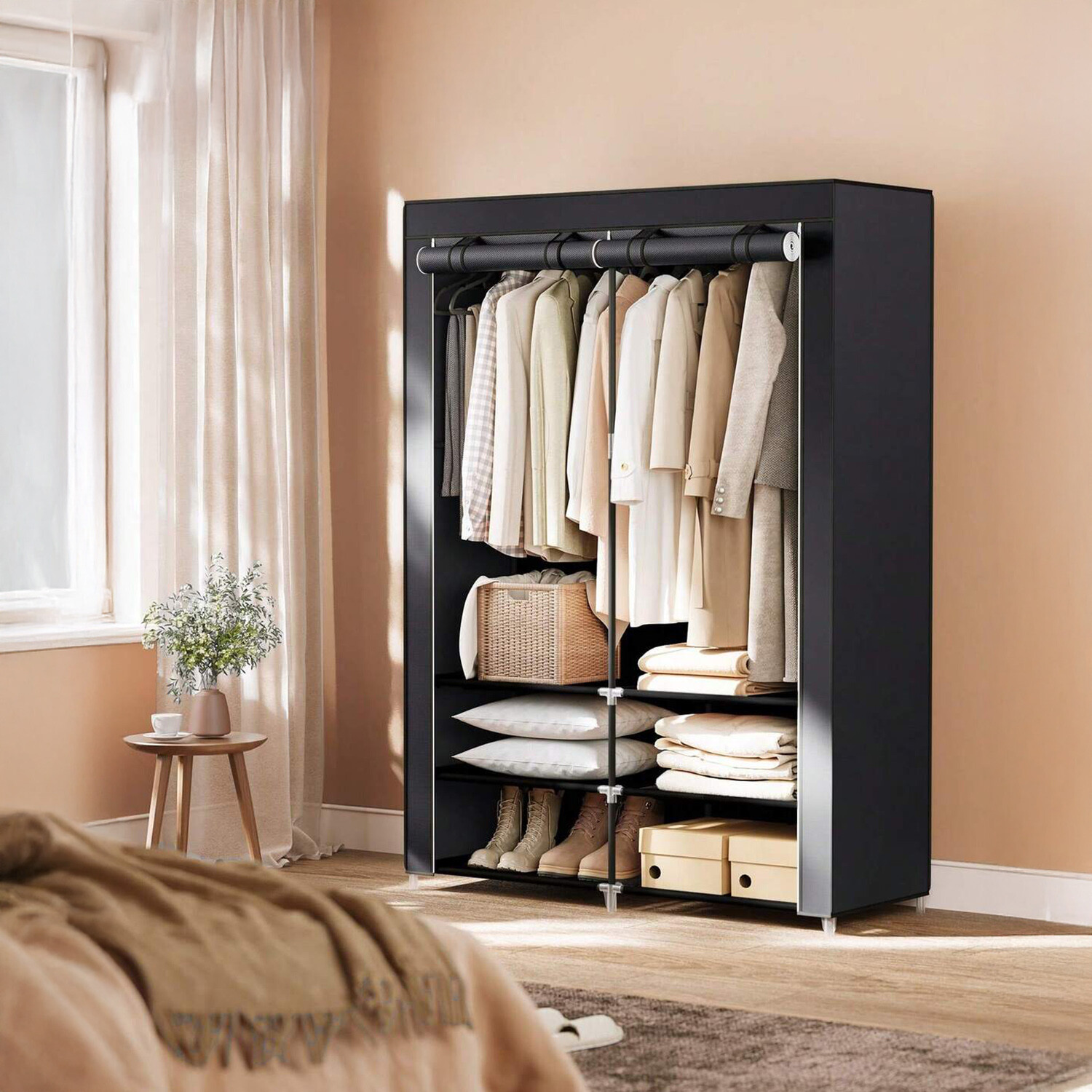 SONGMICS Portable Clothes Wardrobe