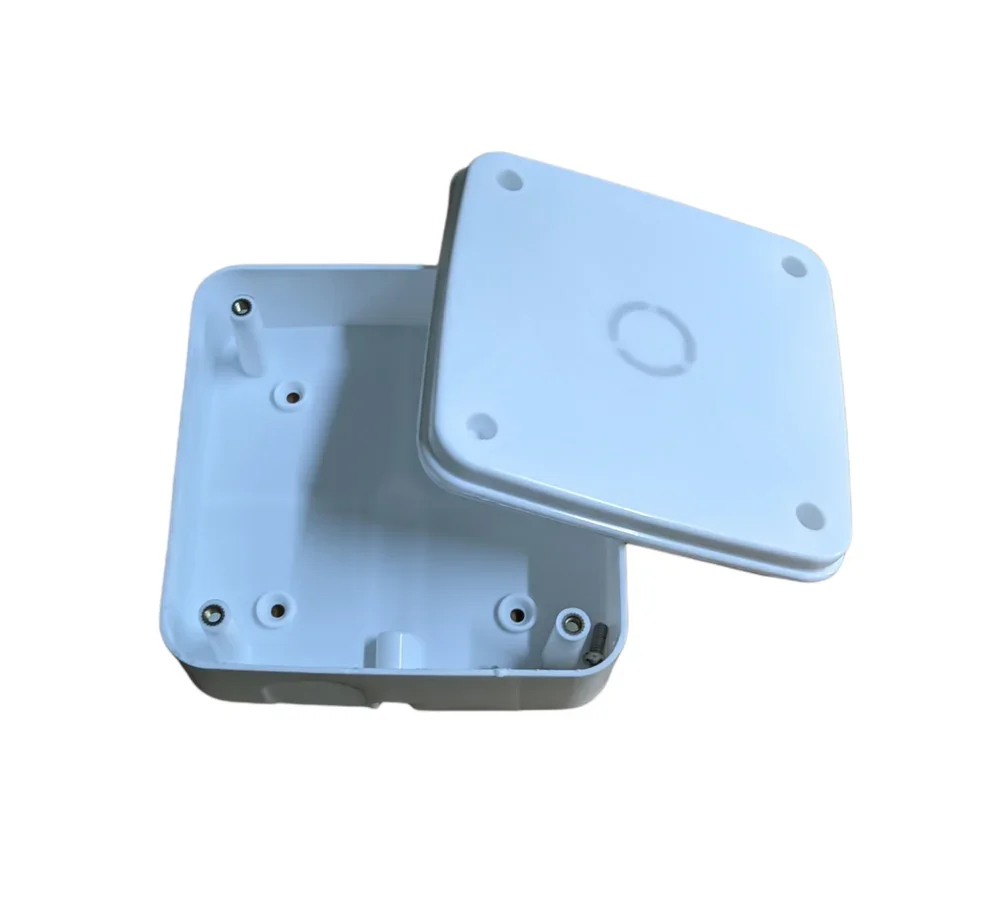5x5 Virgin Quality PVC Junction Box For CCTV Camera with Brass Threading