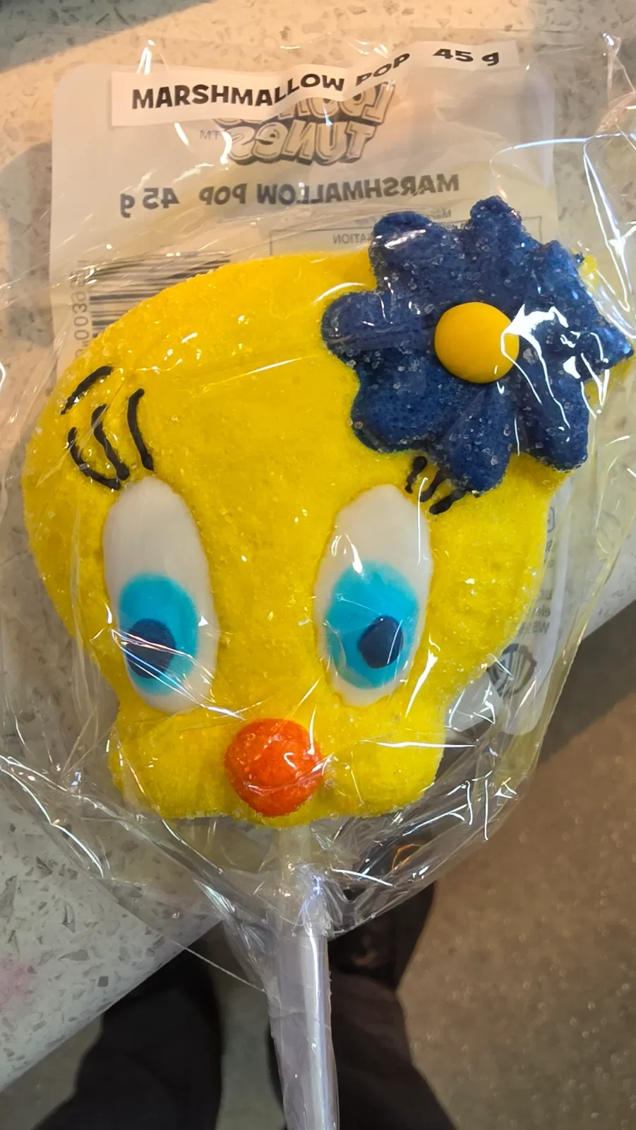 Marshmallow pop looney toones
